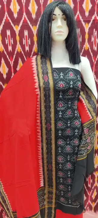 Sambalpuri special ikat cotton suit material  uploaded by business on 3/17/2024