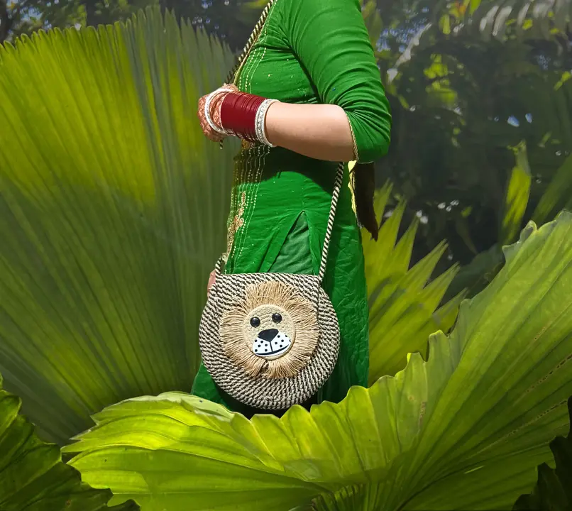 Lady/Woman/Girl hand bag in Jute material and good looking or Good quality  uploaded by business on 3/17/2024
