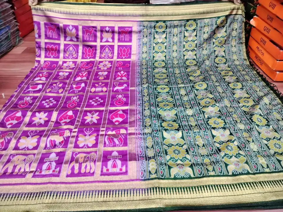 Banglorisilk saree with blouse  uploaded by Quikcarts online services on 3/17/2024