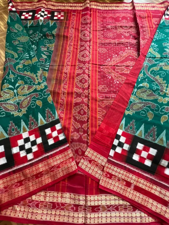 Sambalpuri special ikat cotton saree with blouse  uploaded by business on 3/18/2024