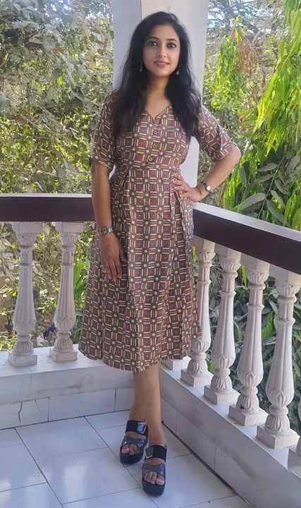 Premium Rayon Aline Dress uploaded by Vihu fashion on 3/18/2024