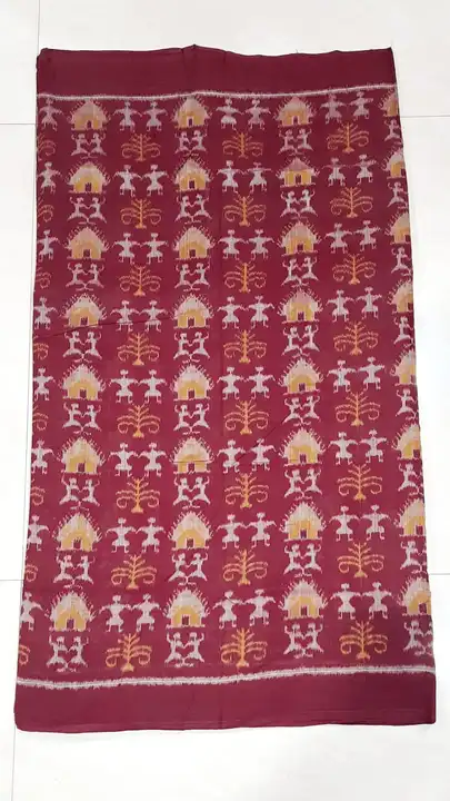 Handloom ikat Fabric for suit material  uploaded by Quikcarts online services on 3/18/2024