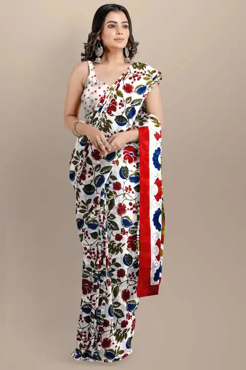 Cotton mulmul saree uploaded by business on 3/18/2024