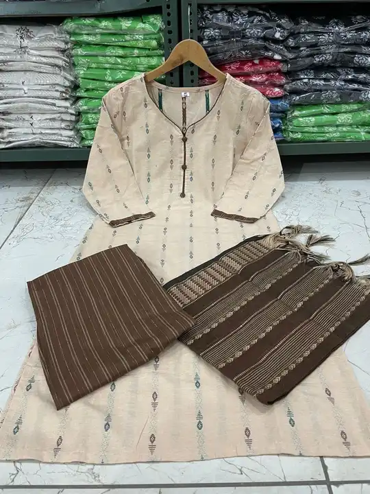 KURTI WITH PANT AND DUPATTA  uploaded by business on 3/18/2024