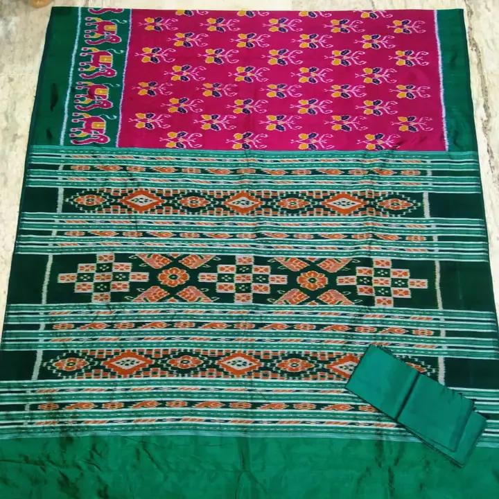 Nuapatana khandua Silk saree without blouse  uploaded by Quikcarts online services on 3/18/2024