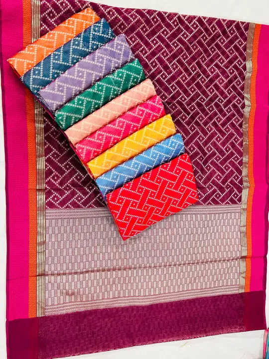 Massrige bandani saree sorft fabric uploaded by Shakuntalam fabrics on 3/18/2024