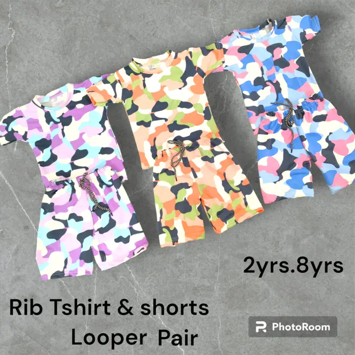Boys Looper shorts pair. 2year To 8year  3colour uploaded by business on 3/18/2024
