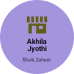 Business logo of Akhila Jyothi enterprises