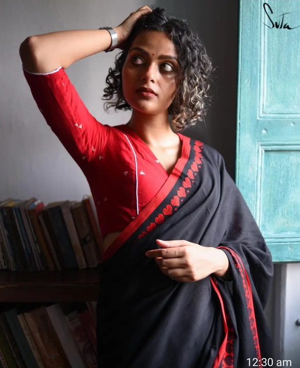 Handloom love saree  uploaded by Matri Saree Center on 3/18/2024