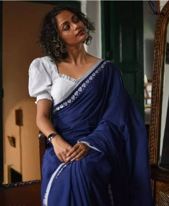 Handloom love saree  uploaded by Matri Saree Center on 3/18/2024