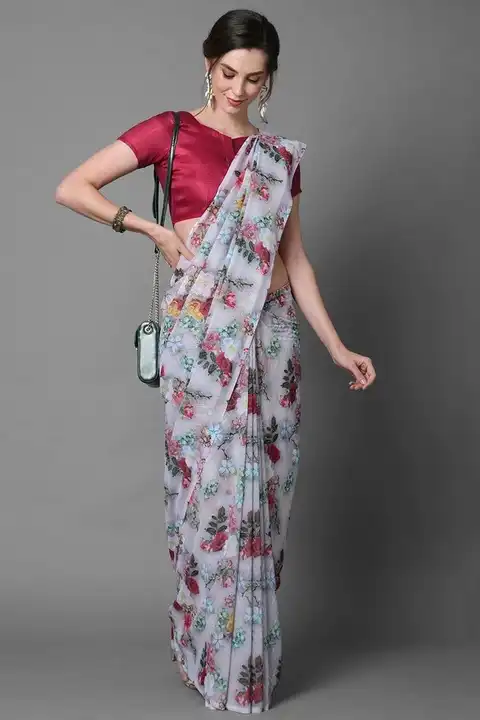 Soft Gorgette uploaded by Kesari Nandan Fashion saree and dress material on 3/18/2024
