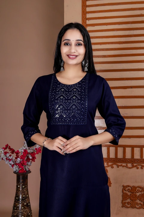 Ladies Cotton Kurti at Rs.250/Piece in chennai offer by Sri Rawat Textiles