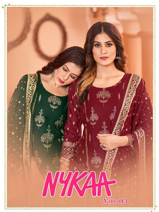 NYLAA V~3

  Top, Pant & Dupatta  uploaded by business on 3/19/2024