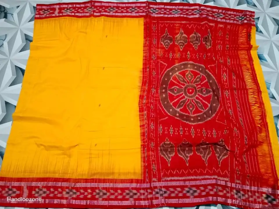 Handloom ikat cotton saree  uploaded by business on 3/19/2024