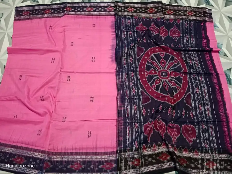 Handloom ikat cotton saree  uploaded by Quikcarts online services on 3/19/2024