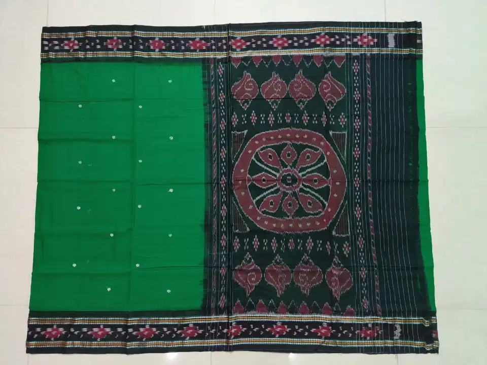 Handloom ikat cotton saree  uploaded by Quikcarts online services on 3/19/2024