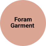 Business logo of Foram garment