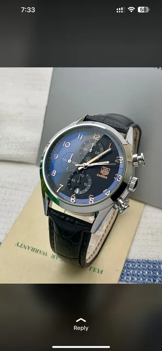 ⌚NEW CARRER MODEL 🤩 WATCH AVAILABLE  uploaded by Wholesale shope on 3/20/2024