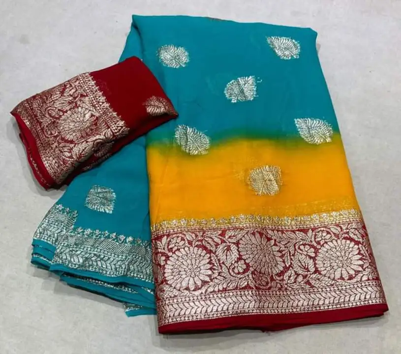 Georgette saree zari border  uploaded by business on 3/20/2024