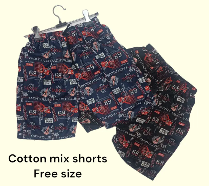 Men's shorts cotton mix printed -404-multi uploaded by business on 3/20/2024