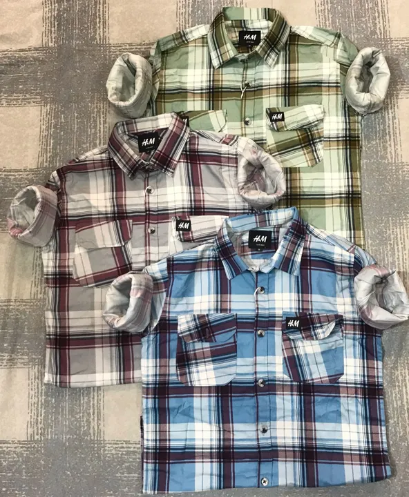 Twill Cotton Double Pocket Check Shirt / Cod Available / Starting Price  uploaded by business on 3/20/2024