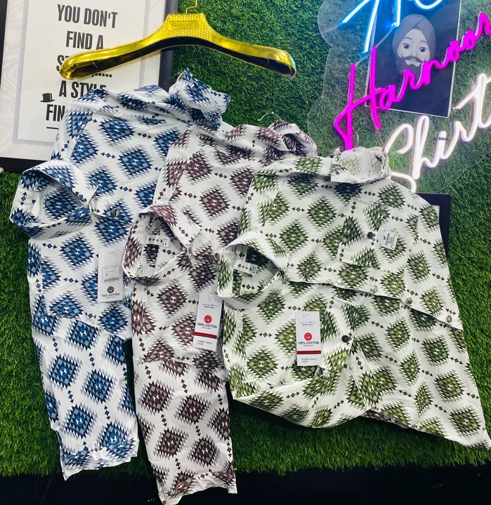 🔥🔥🔥🔥🔥🔥
NEW….
STEEL TICH BUTTON 

FABRIC DOUBLE POCKET 😘😘
 
TICH BUTTON 10 DESIGN 🔥

PRINT T uploaded by HARNOOR SHIRTS BY AB COLLECTION on 3/20/2024