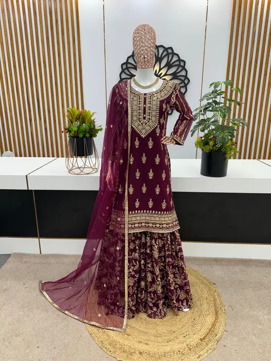 Top gharara dupatta  uploaded by business on 3/20/2024