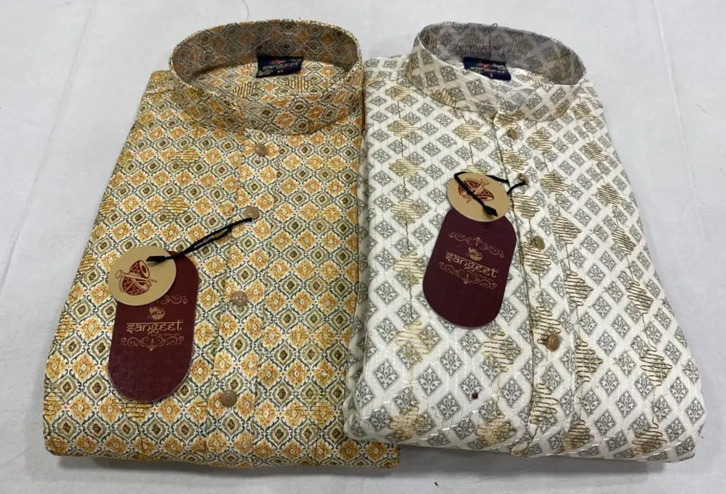 CHIKENKARI KURTA PYAJAMA SET FOR MEN
Rayon Fabric
Jary Pattern uploaded by business on 3/21/2024