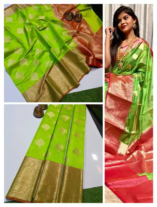 Post image New Launch 

Traditional Handloom Banarasi Semi Katan Soft Silk Saree Allower Body Zari Buta Design Zari Weave Pallu And Blouse Best Quality Beautiful Single Colours  Available 

Book Fast Your Odar 

Whatsapp 
6393099502