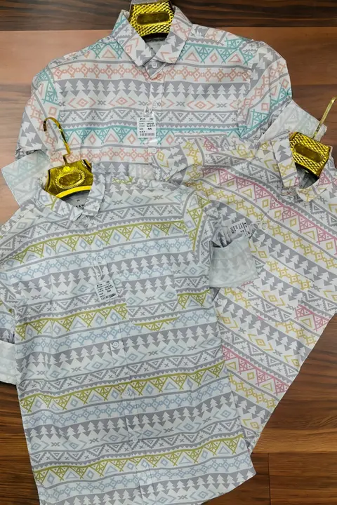 Digital Cotton Lycra M-L-Xl Only/-🔥 uploaded by Guru Kripa Wholesale Shirts Branch 2 on 3/21/2024