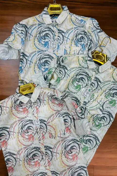 Digital Cotton Lycra M-L-Xl Only/-🔥 uploaded by Guru Kripa Wholesale Shirts Branch 2 on 3/21/2024