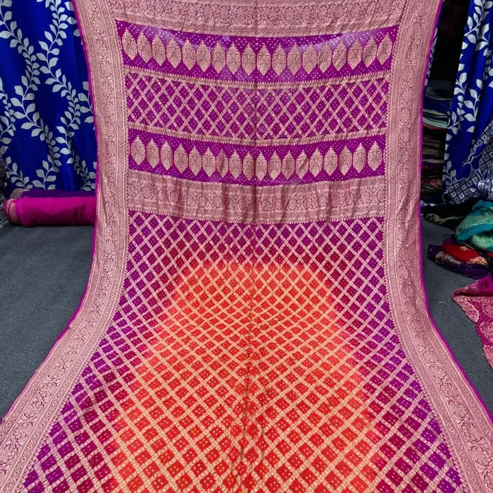 Pure Handloom Khaddi Bandhni Silk Saree uploaded by Ayesha Fabrics on 3/21/2024