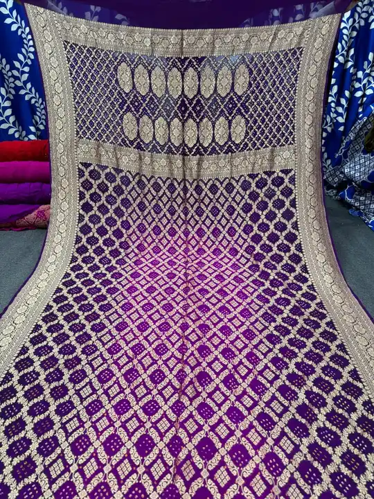 Pure Handloom Khaddi Bandhni Silk Saree uploaded by Ayesha Fabrics on 3/21/2024