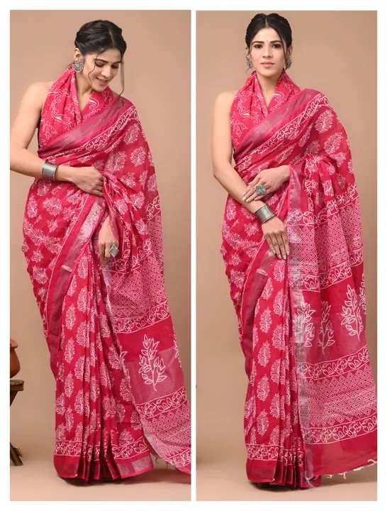 💐New Cotton Linen Sarees collection🌼🌸
🍁Traditional Handblock Print Linen Sarees

🍁 Fabric: Co uploaded by business on 3/22/2024