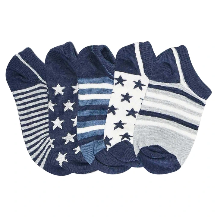 Star socks (navy colour) uploaded by Richworld Industris on 3/22/2024
