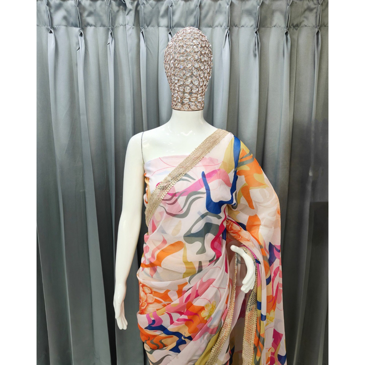 Ready to wear saree uploaded by ROYAL OVERSEAS on 3/22/2024
