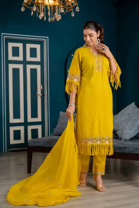 Premium cotton schiffle  uploaded by Pink city Fashion and Jaipur Kurtis on 3/22/2024