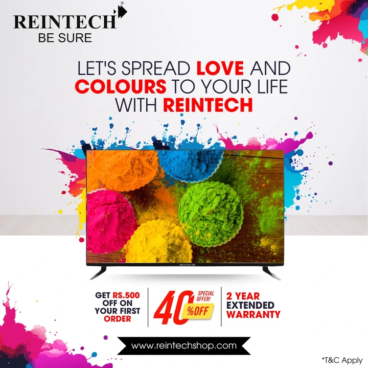 Reintech LED TV  uploaded by Reintech Electronics Pvt Ltd. on 3/22/2024