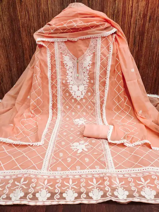 Chanderi Work Dress Meterial  uploaded by Shiva Enterprise on 3/22/2024