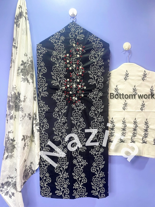 Heavy Bottom HandWork Cotton Suit  uploaded by Zuberiya Global on 3/22/2024