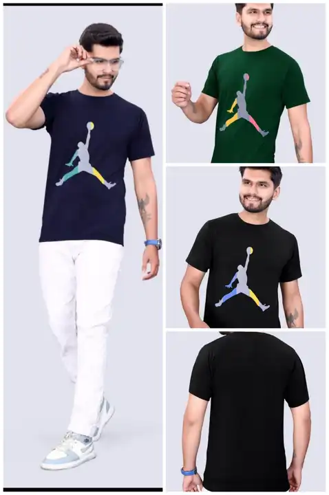 Branded Cotton T shirt  uploaded by Swastik creation on 3/23/2024
