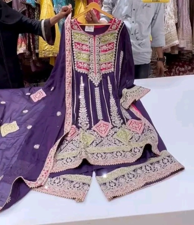 Post image New Designer Party Wear Stitched Pakistani Suit @ 2,000/-

🌸Kurta Fabric: Georgette 
☘️Pant Fabric: Silk

💢Size: Free size 

COD + Free Shipping 🏠🚢

DM or whatsapp us for more details 📲
9561513378