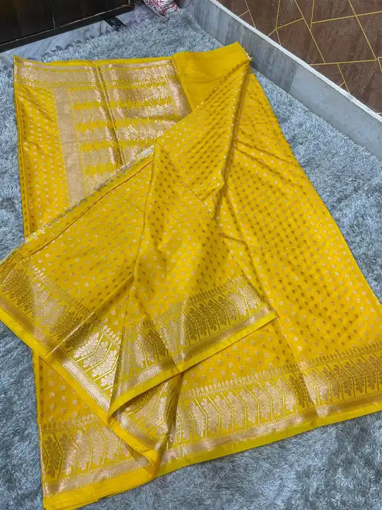 BANARASI BEAUTIFUL MUSLIN KATAN SILK SAREE  uploaded by NOOR BENARSI SAREES on 3/23/2024