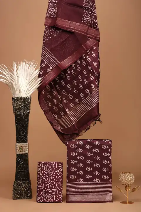 Maheshwari Silk suits  uploaded by Indiana Creations  on 3/23/2024
