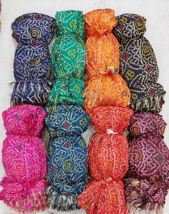Multicolor Bandhini Duppata  uploaded by business on 3/23/2024
