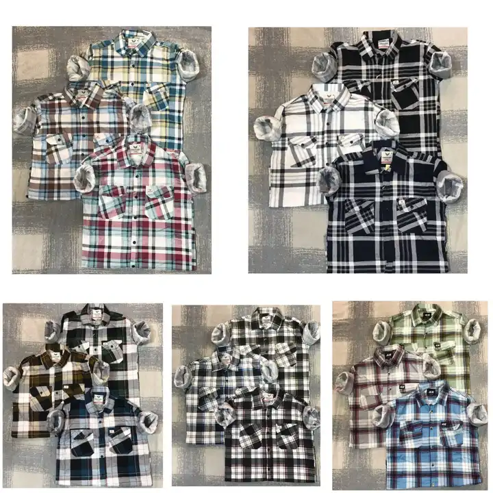 Twill Cotton Double Pocket Check Shirt / Cod Available / Starting Price  uploaded by Hindustan Trading Company on 3/23/2024