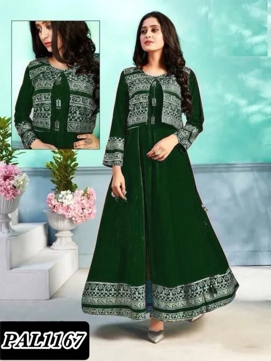 Round kurti  uploaded by Unique collection on 3/23/2024