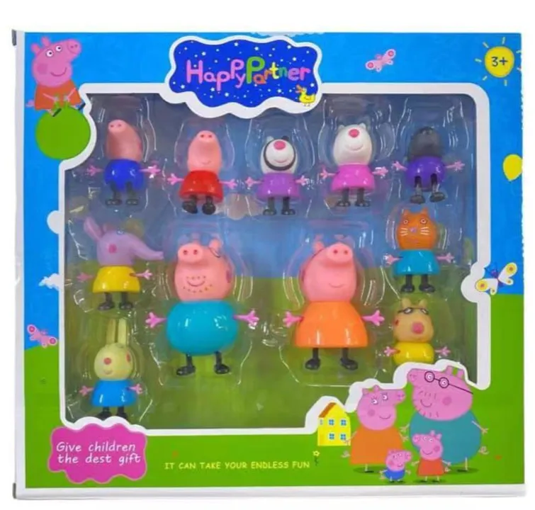 Pepa pig family set  uploaded by BHTOYS on 3/23/2024