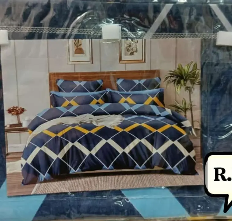 Single bedsheet with pillow covers   2 +  2 pair uploaded by Rajesh handloom outlet on 3/23/2024