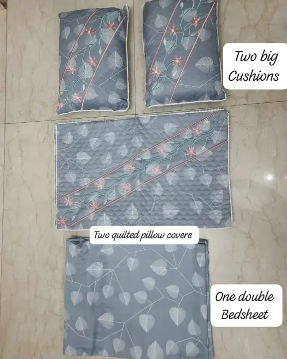 Bedsheet set 5pc imported item uploaded by business on 3/23/2024